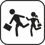 SR184 - Etichetta adesiva rifrangente Bambini