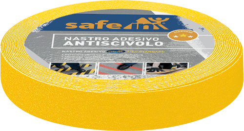 SWDS25Y - rotolo antiscivolo tipo STANDARD h.mm 25 x m.18,3 colore GIALLO