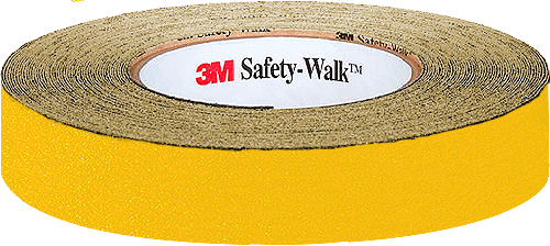 SWN023 - rotolo da m 18,2 antiscivolo Safety Walk giallo h. 25 mm