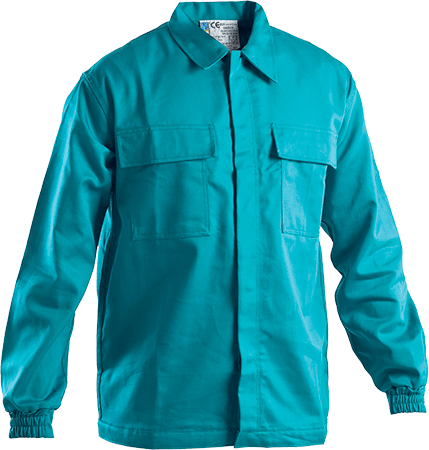 TASP512/44 - giacca collo a camicia con bottoni per operazioni saldatura tg.44