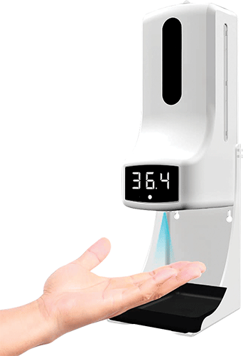 TERD100 - Dispenser di sapone automatico e rilevatore di temperatura