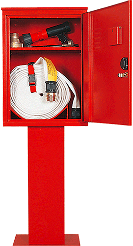 TEXAS730 - Cassetta per corredo idranti singol.con piantana