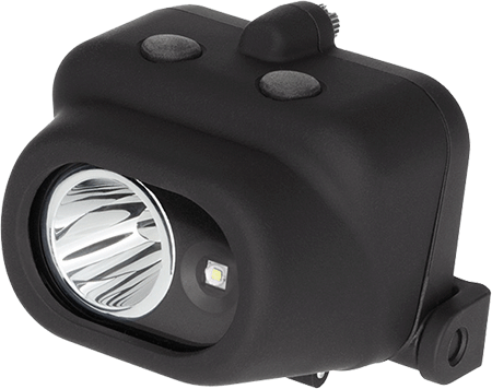 TNI608 - torcia led c/clip per elmetti,lunghezza 53mm Lumen180 Dual Light IP-X7