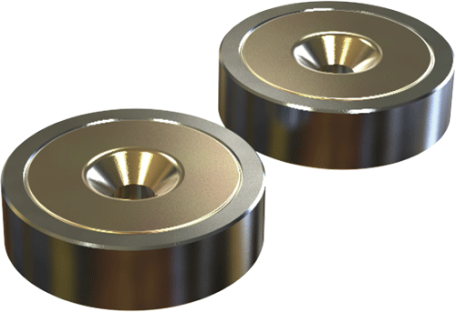 TSMS17M - confezione 2 magneti per rendere magnetico il supporto a muro TSMS15