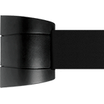 TST100N - testina a muro SAFE IN nera nastro 10 mt NERO