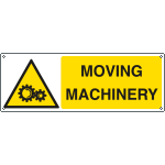YE1765K - Sign hazard MOVING MACHINERY