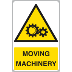 YE1765X - Sign hazard MOVING MACHINERY
