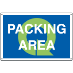 YE2668 - Sign information PACKAGING AREA