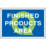 YE2673 - Sign information FINISHED PRODUCTS AREA