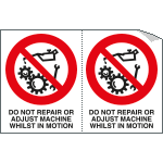YE95203A - Sheet n. 2 label DO NOT REPAIR...