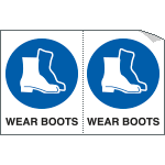 YE95236A - Sheet n. 2 label WEAR BOOTS