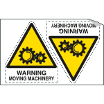 YE95274A - Sheet n. 2 label WARNING MOVING...