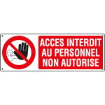 YF1808KS - Sign prohibition ACCES INTERDIT AU PERS