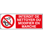 YF1830KS - sign prohib.self-adhes."INTERDIT DE NET.