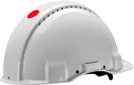 [ELE16W] ELE16W - elmetto 3M G3000 ventilato colore BIANCO