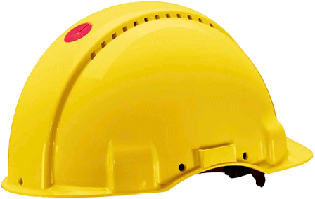 [ELE16Y] ELE16Y - Elmetto 3M G3000 ventilato colore giallo