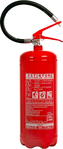 [EOKF06] EOKF06 - Estintore manometro sost POLVERE kg 6 classe43A233BC