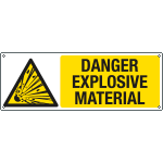 [EYE1715K] EYE1715K - sign hazard "DANGER EXPLOSIVE MATERIAL" EN ISO 7010 W002