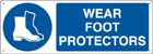 [EYE1905K] EYE1905K - Sign mandatory WEAR FOOT PROTECTORS EN ISO 7010