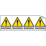 [EYE95257B] EYE95257B - sheet n. 4 label "WARNING"