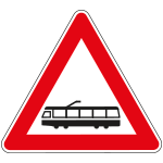 [FAR190012] FAR190012 - Triangolo rifrangente NF12 ATTRAVERSAMENTO TRAMVIARIO