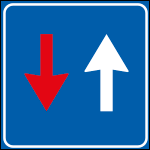 [FAR661045] FAR661045 - Cartello NF45 DIRITTO PRECEDENZA SENSI UNICI ALTERNATI