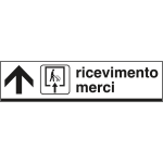 [FAR6801A] FAR6801A - Cartello RICEVIMENTO MERCI avanti
