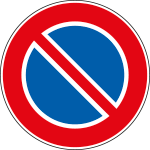 [FCR260074] FCR260074 - Cartello  NF 74 divieto SOSTA