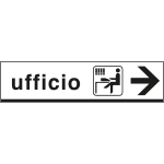 [FL6808D] FL6808D - Cartello indicazione UFFICIO destra