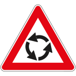 [FLR160027] FLR160027 - Cartello NF 27 CIRCOLAZIONE ROTATORIA