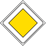 [FLR660044] FLR660044 - Cartello NF 44 DIRITTO PRECEDENZA