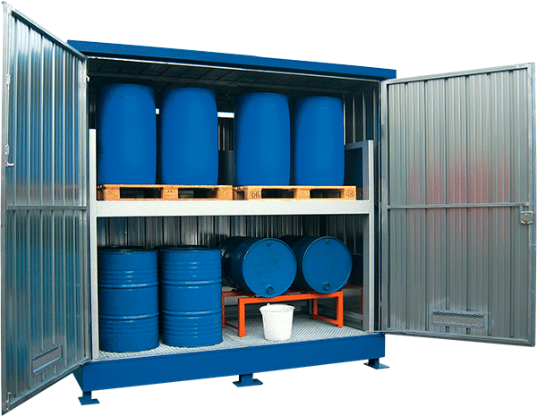 [PSA716B] PSA716B - Modul Container x stoccaggio diretto di fusti su pallet fino 16 fusti