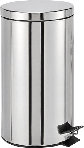 [PSR320X] PSR320X - Pattumiera con secchio e ped.lt 20 inox