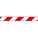 [R9415] R9415 - Pannello adesivo rifrangente bianco rosso