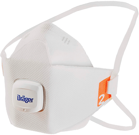 [RSD1925] RSD1925 - Resp.DRAEGER X-plore 1900 piegh.FFP2 c/valvola x polv.nocive tossiche