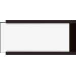 [SCS3007W] SCS3007W - Etichette magnetiche 75x30 con cartoncino scrivibile