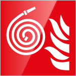 [SECET15A] SECET15A - segnale  in vetro CRYSTAL monofacciale 150x150 piu'simbolo