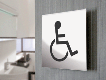 [SECT34B] SECT34B - segnale  in vetro CRYSTAL monofacciale 200x200 piu'simbolo