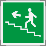 [SEM15164A] SEM15164A - segnale alluminio METAL monofacciale 150x150 piu'simbolo