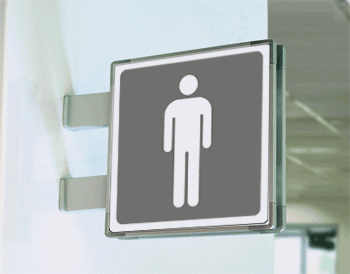 [SEM15642BG] SEM15642BG - segnale alluminio METAL a bandiera bifacciale piu'simbolo 210x210