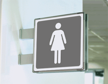 [SEM15643BA] SEM15643BA - segnale alluminio METAL a bandiera bifacciale piu'simbolo 150x150