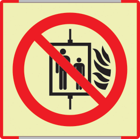 [SEMLE1347AC] SEMLE1347AC - targa monofacciale fotoluminescente METAL Vietato fumare EN ISO 7010