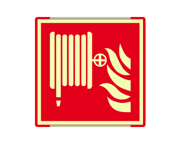 [SEMLE15115AC] SEMLE15115AC - segnaletica all.Metal mono prof.ROSSO simb.luminesc.Lancia Antinc.