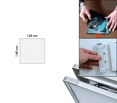 [SEMS1515W] SEMS1515W - cornice allum.monofacciale METALSIGN colore BIANCO