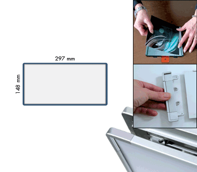 [SEMS1529BS] SEMS1529BS - segnale alluminio METALSIGN monofacciale colore BLU