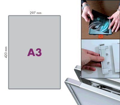 [SEMS2942] SEMS2942 - segnale alluminio METALSIGN monofacciale 420x297 neutro