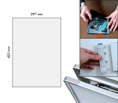 [SEMS2942W] SEMS2942W - segnale alluminio METALSIGN monofacciale colore BIANCO