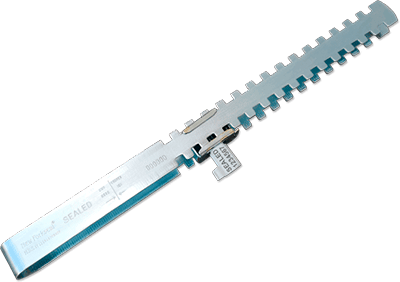 [SGE2100] SGE2100 - confezione da 25 sigilli barra mm.55 chiodi acciaio ISO PAS 17712:2013