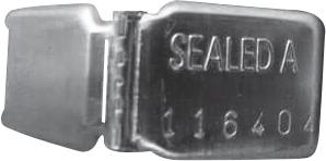 [SGE2502] SGE2502 - sigilli a clip colore argento utilizzo con spiralina scatola 10000 pz.