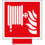 [SICE15115G] SICE15115G - sistema COLORFIX ROSSO monofacciale Lancia Antincendio EN ISO 7010